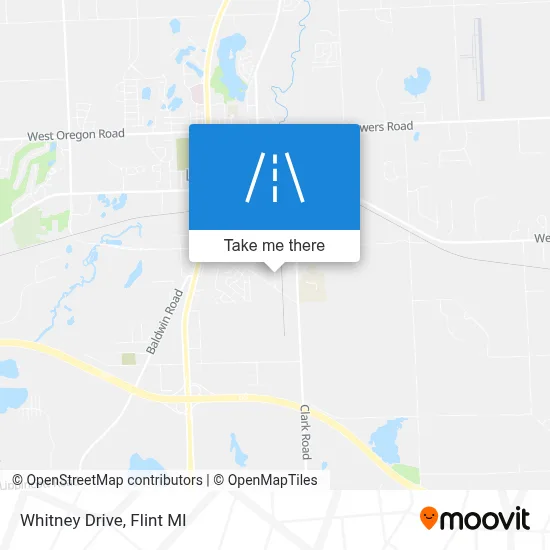 Whitney Drive map