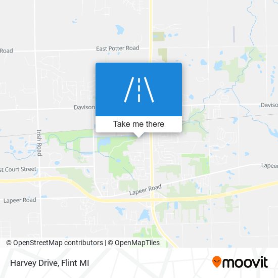 Harvey Drive map