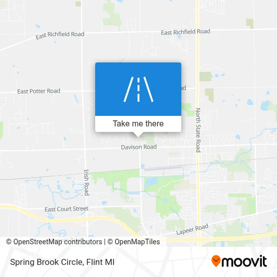 Spring Brook Circle map