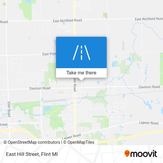 Mapa de East Hill Street