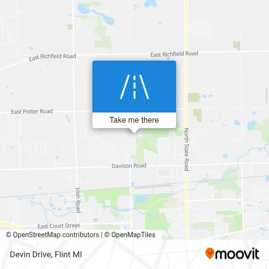 Devin Drive map