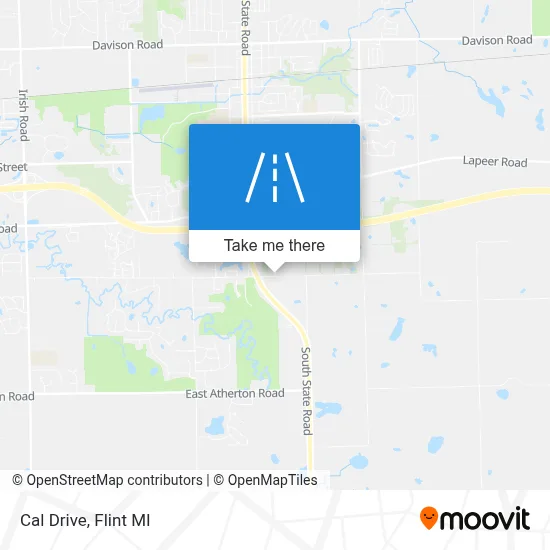 Cal Drive map
