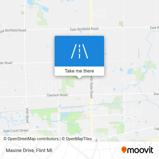 Maxine Drive map