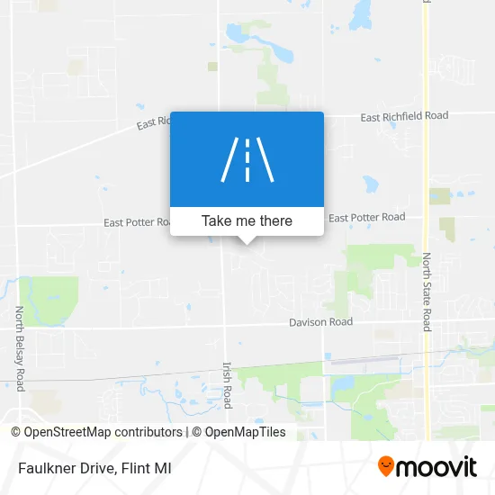Faulkner Drive map