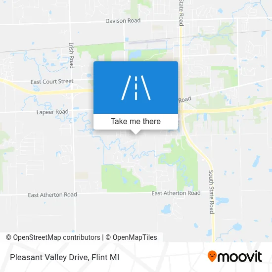 Pleasant Valley Drive map
