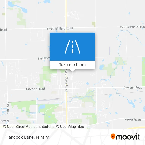 Hancock Lane map