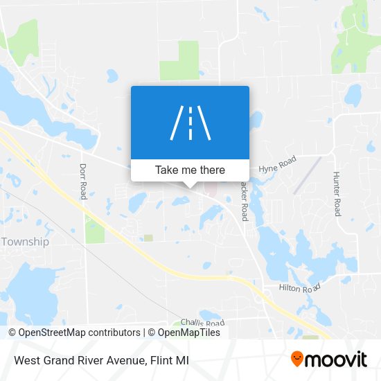 West Grand River Avenue map