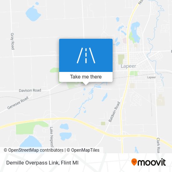 Demille Overpass Link map