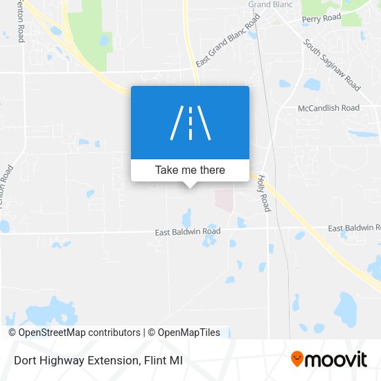 Dort Highway Extension map