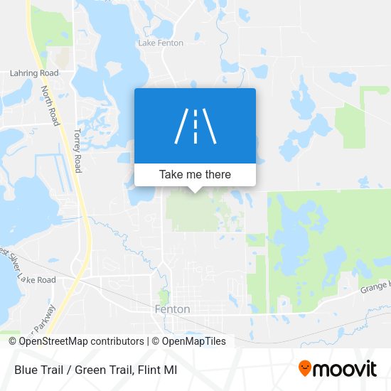 Blue Trail / Green Trail map