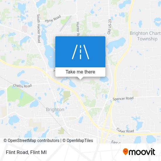 Flint Road map