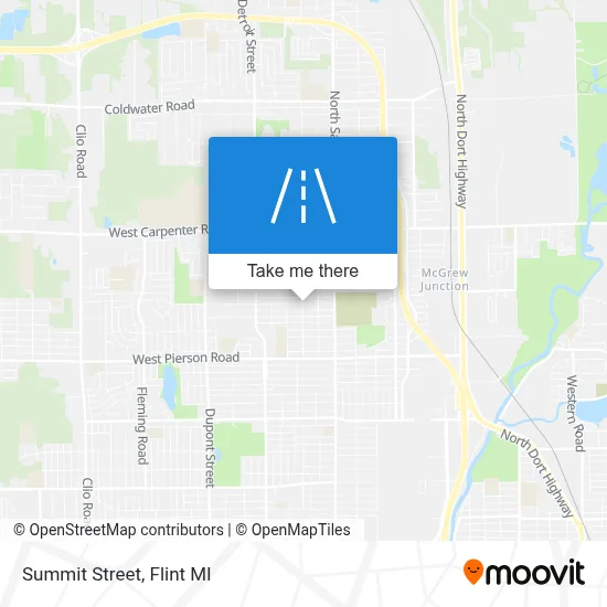Summit Street map