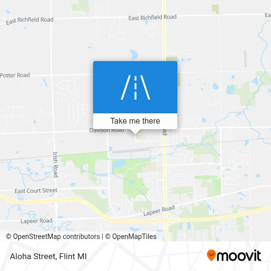 Aloha Street map