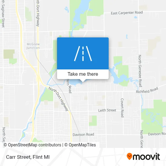 Carr Street map
