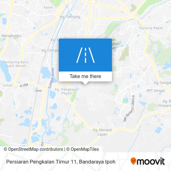 Peta Persiaran Pengkalan Timur 11