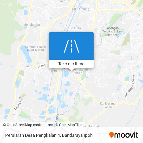 Peta Persiaran Desa Pengkalan 4