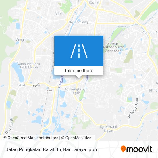 Jalan Pengkalan Barat 35 map