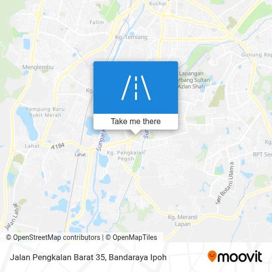 Jalan Pengkalan Barat 35 map