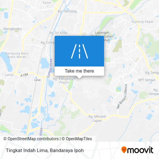 Tingkat Indah Lima map