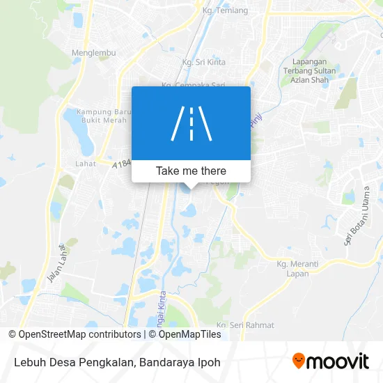Lebuh Desa Pengkalan map
