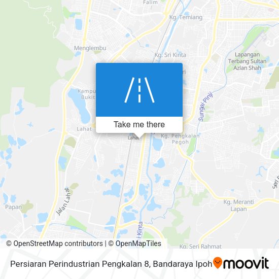 Peta Persiaran Perindustrian Pengkalan 8