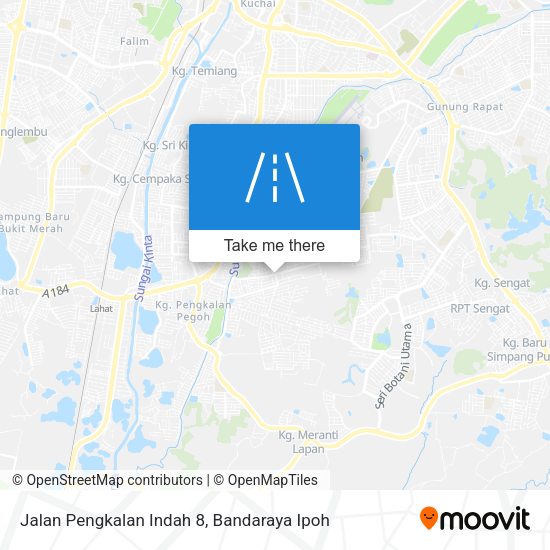 Jalan Pengkalan Indah 8 map