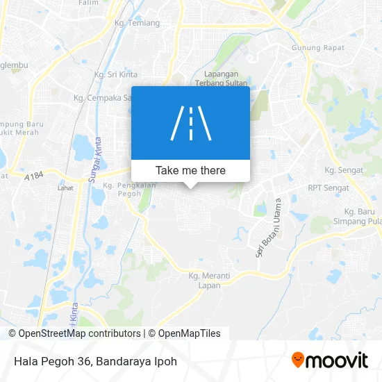 Hala Pegoh 36 map