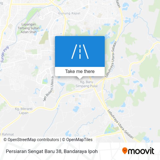 Peta Persiaran Sengat Baru 38