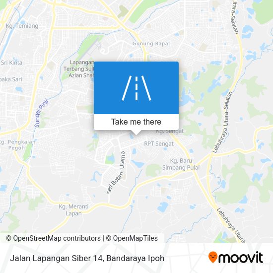 Jalan Lapangan Siber 14 map