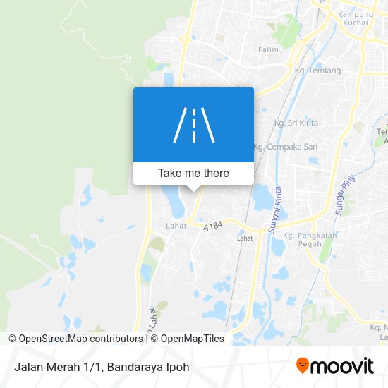 Jalan Merah 1/1 map