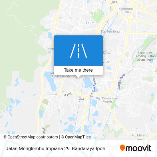 Jalan Menglembu Impiana 29 map