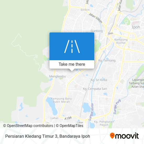 Peta Persiaran Kledang Timur 3