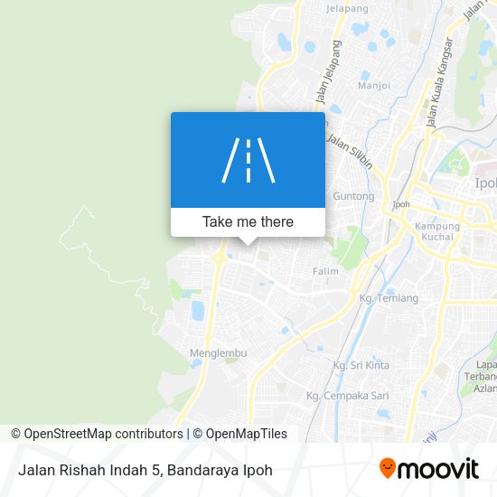 Jalan Rishah Indah 5 map