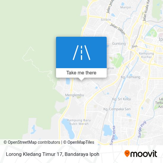 Lorong Kledang Timur 17 map
