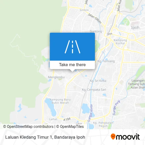 Laluan Kledang Timur 1 map
