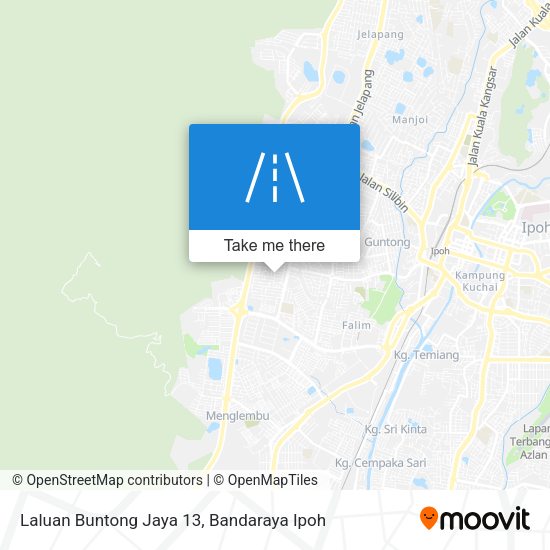 Peta Laluan Buntong Jaya 13