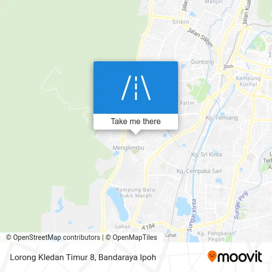 Lorong Kledan Timur 8 map