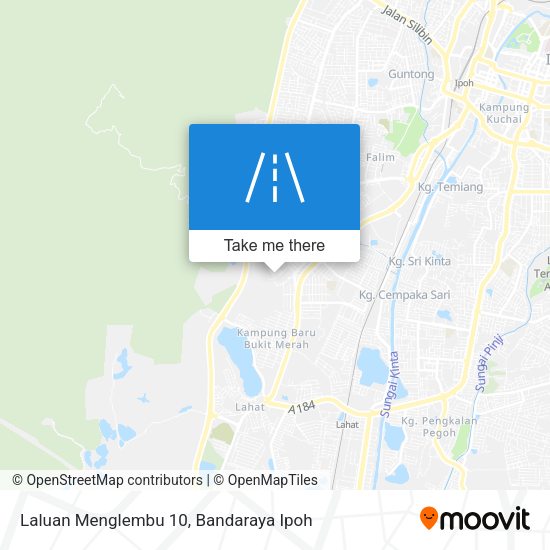 Laluan Menglembu 10 map