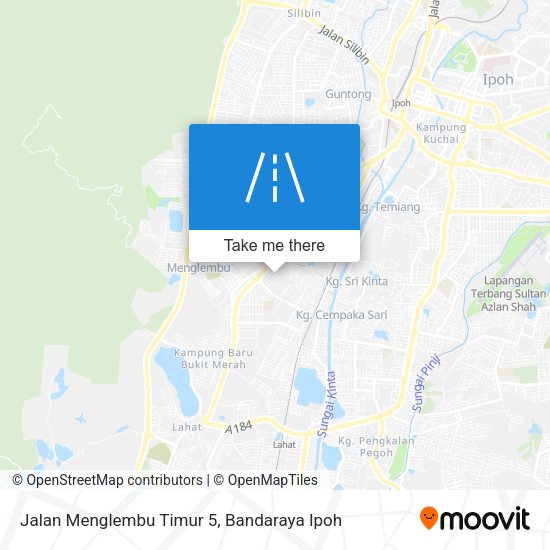 Peta Jalan Menglembu Timur 5