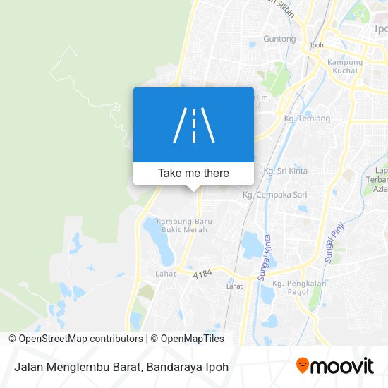 Jalan Menglembu Barat map