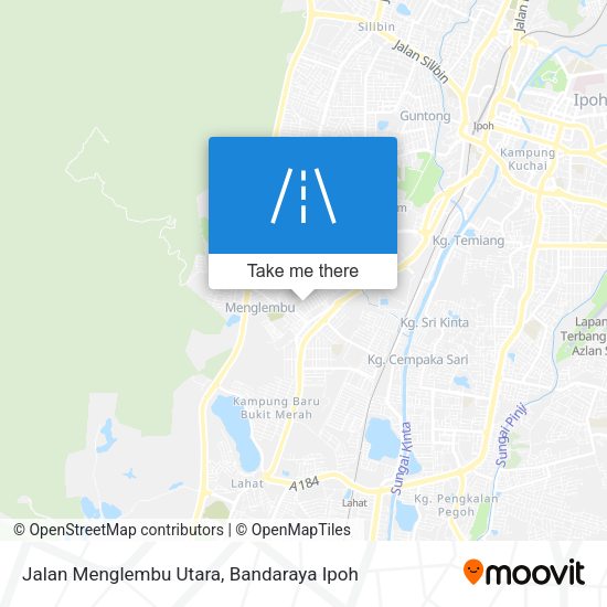 Jalan Menglembu Utara map