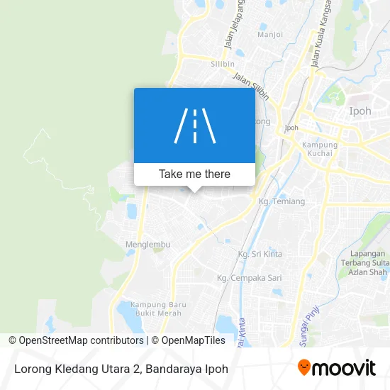 Peta Lorong Kledang Utara 2