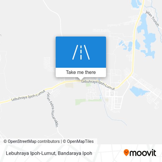 Lebuhraya Ipoh-Lumut map