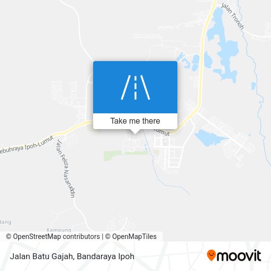 Jalan Batu Gajah map