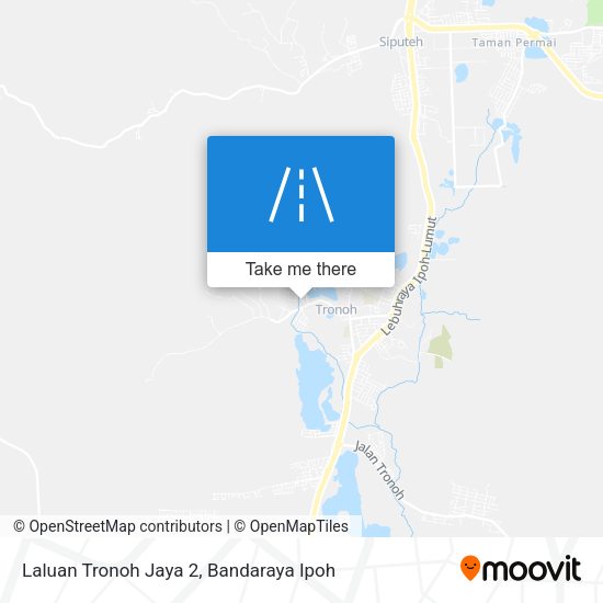 Laluan Tronoh Jaya 2 map