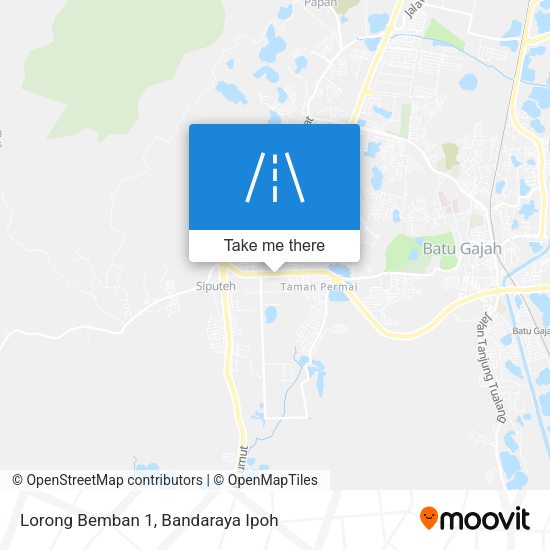Lorong Bemban 1 map