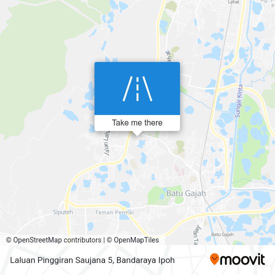 Laluan Pinggiran Saujana 5 map