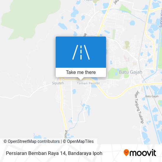 Peta Persiaran Bemban Raya 14