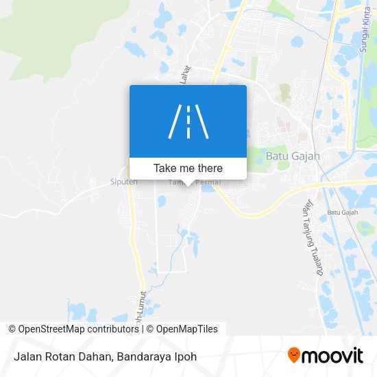 Jalan Rotan Dahan map