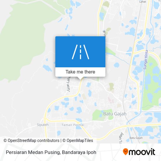 Peta Persiaran Medan Pusing